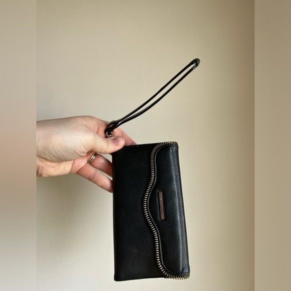 Rebecca Minkoff Leather Smart Phone Wallet With Wrist Strap. - Picture 1 of 5